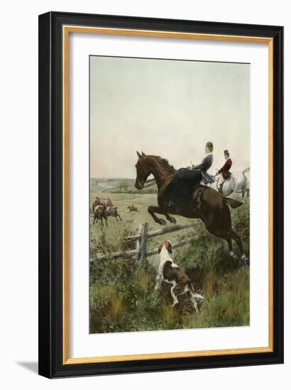 In for a Brush-Thomas Blinks-Framed Art Print