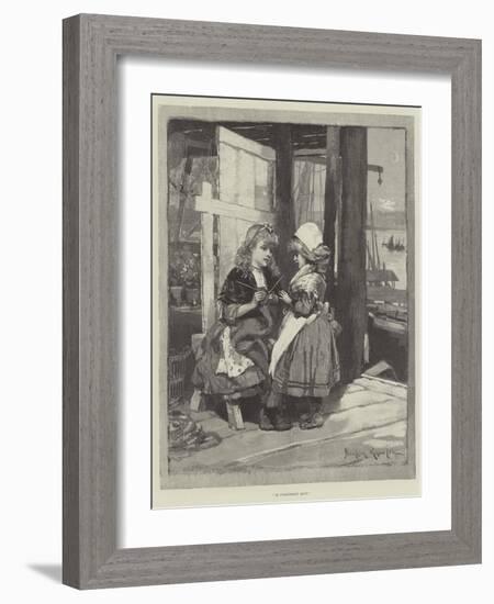 In Friendship Knit-Davidson Knowles-Framed Giclee Print