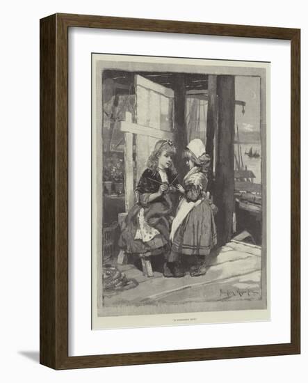 In Friendship Knit-Davidson Knowles-Framed Giclee Print