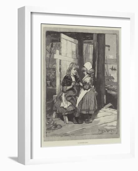 In Friendship Knit-Davidson Knowles-Framed Giclee Print