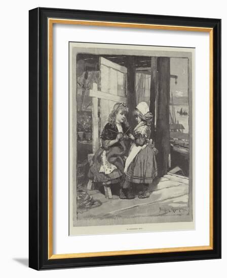 In Friendship Knit-Davidson Knowles-Framed Giclee Print