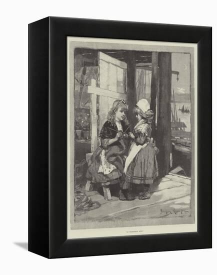 In Friendship Knit-Davidson Knowles-Framed Premier Image Canvas