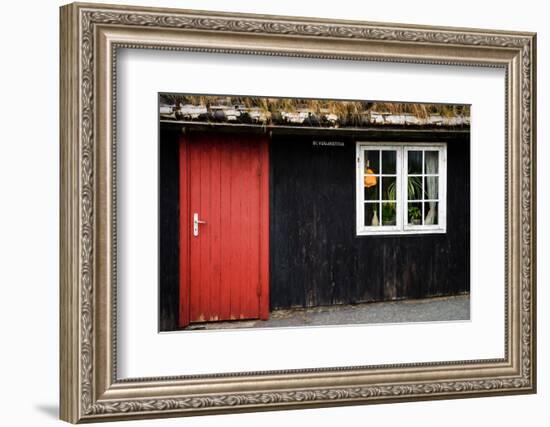 In Front of the Old Red Door-Philippe Sainte-Laudy-Framed Photographic Print