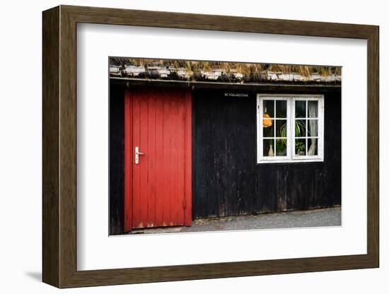 In Front of the Old Red Door-Philippe Sainte-Laudy-Framed Photographic Print