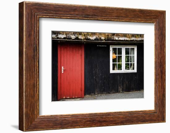 In Front of the Old Red Door-Philippe Sainte-Laudy-Framed Photographic Print