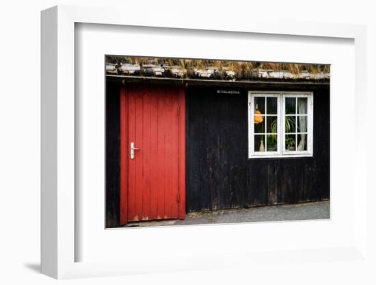 In Front of the Old Red Door-Philippe Sainte-Laudy-Framed Photographic Print