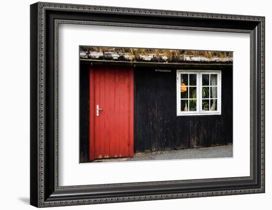 In Front of the Old Red Door-Philippe Sainte-Laudy-Framed Photographic Print