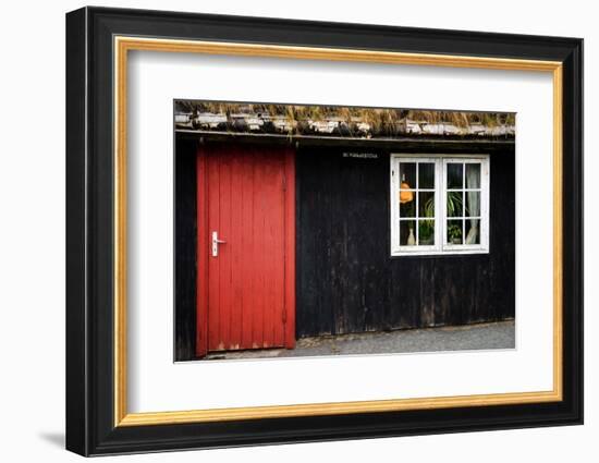 In Front of the Old Red Door-Philippe Sainte-Laudy-Framed Photographic Print