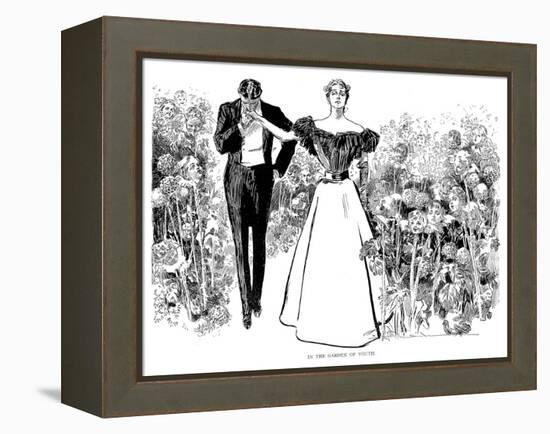 In Garden of Youth-Charles Dana Gibson-Framed Premier Image Canvas