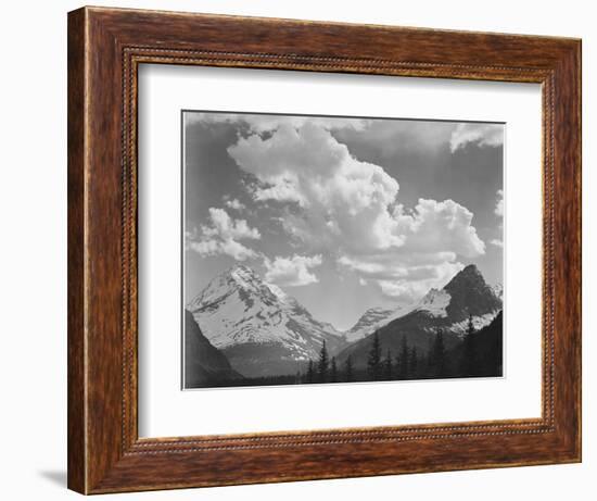 In Glacier National Park Montana 1933-1942-Ansel Adams-Framed Premium Giclee Print