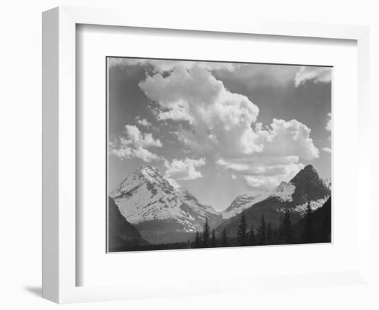 In Glacier National Park Montana 1933-1942-Ansel Adams-Framed Premium Giclee Print