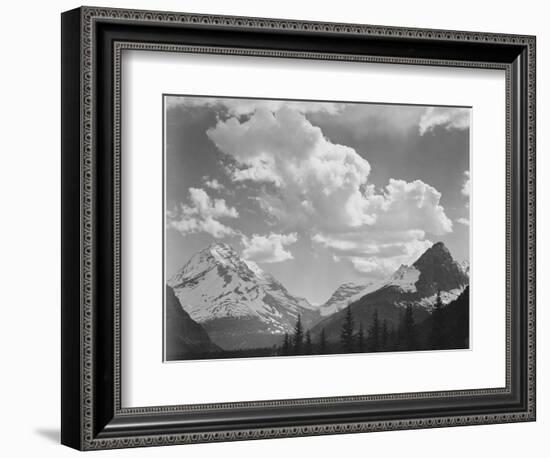 In Glacier National Park Montana 1933-1942-Ansel Adams-Framed Premium Giclee Print