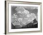In Glacier National Park Montana 1933-1942-Ansel Adams-Framed Art Print