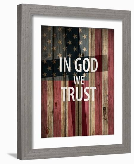 In God We Trust-Kimberly Allen-Framed Art Print