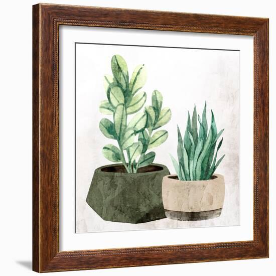 In Green 1-Kimberly Allen-Framed Art Print