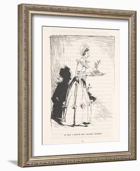 'In Half a Minute Mrs. Cratchit Entered', 1915-Arthur Rackham-Framed Giclee Print