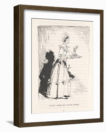 'In Half a Minute Mrs. Cratchit Entered', 1915-Arthur Rackham-Framed Giclee Print