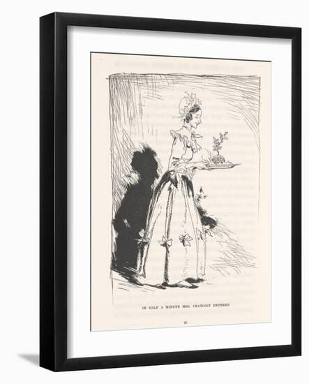 'In Half a Minute Mrs. Cratchit Entered', 1915-Arthur Rackham-Framed Giclee Print