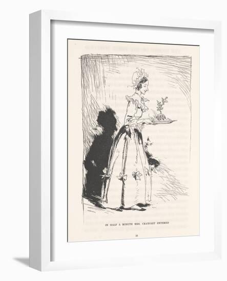 'In Half a Minute Mrs. Cratchit Entered', 1915-Arthur Rackham-Framed Giclee Print