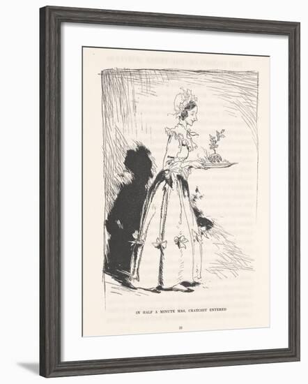 'In Half a Minute Mrs. Cratchit Entered', 1915-Arthur Rackham-Framed Giclee Print