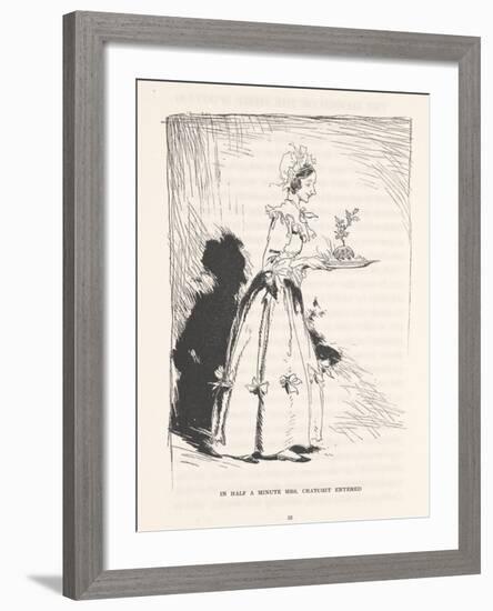 'In Half a Minute Mrs. Cratchit Entered', 1915-Arthur Rackham-Framed Giclee Print