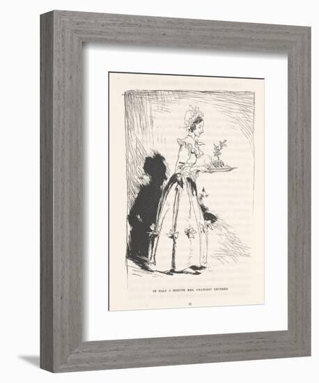 'In Half a Minute Mrs. Cratchit Entered', 1915-Arthur Rackham-Framed Giclee Print