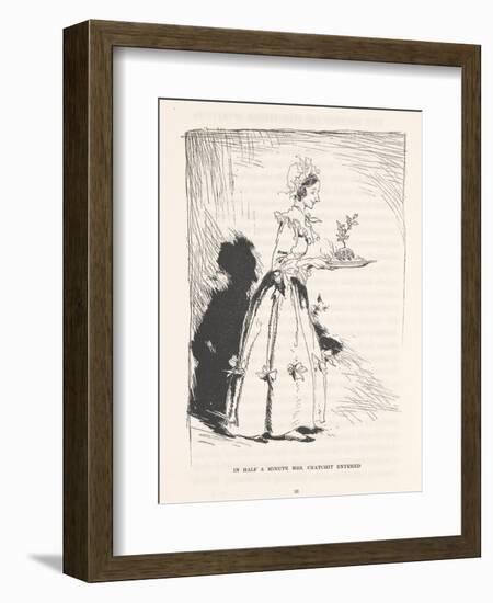 'In Half a Minute Mrs. Cratchit Entered', 1915-Arthur Rackham-Framed Giclee Print