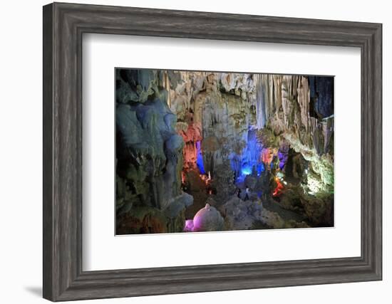 In Hang Dau Go Cave, Hang Dau Go Island in Ha Long Bay, North Vietnam, Quang Ninh, Vietnam-null-Framed Art Print