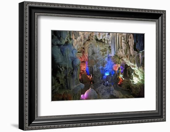 In Hang Dau Go Cave, Hang Dau Go Island in Ha Long Bay, North Vietnam, Quang Ninh, Vietnam-null-Framed Art Print