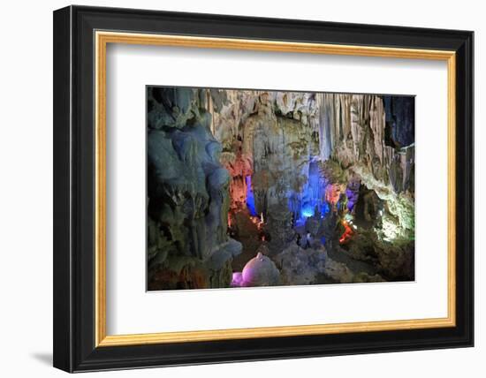 In Hang Dau Go Cave, Hang Dau Go Island in Ha Long Bay, North Vietnam, Quang Ninh, Vietnam-null-Framed Art Print