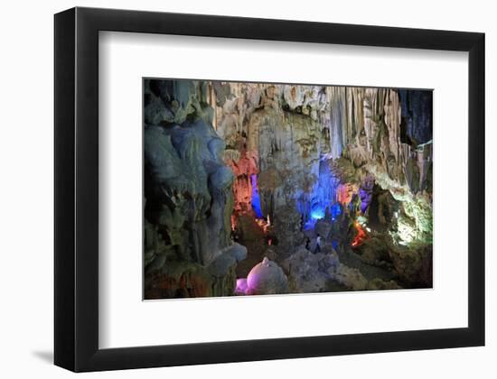 In Hang Dau Go Cave, Hang Dau Go Island in Ha Long Bay, North Vietnam, Quang Ninh, Vietnam-null-Framed Art Print