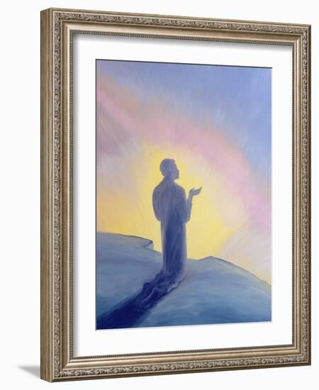 In His Life on Earth Jesus Prayed to His Father with Praise and Thanks, 1995-Elizabeth Wang-Framed Giclee Print