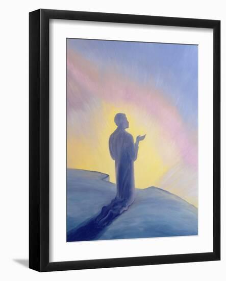 In His Life on Earth Jesus Prayed to His Father with Praise and Thanks, 1995-Elizabeth Wang-Framed Giclee Print