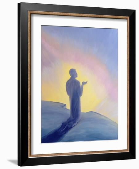 In His Life on Earth Jesus Prayed to His Father with Praise and Thanks, 1995-Elizabeth Wang-Framed Giclee Print