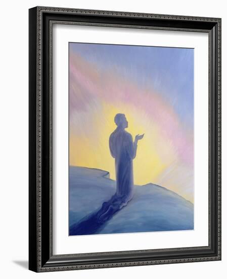 In His Life on Earth Jesus Prayed to His Father with Praise and Thanks, 1995-Elizabeth Wang-Framed Giclee Print
