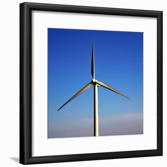 In Isle of Lanzarote  Spain Africa Wind Turbines Sky-lkpro-Framed Photographic Print