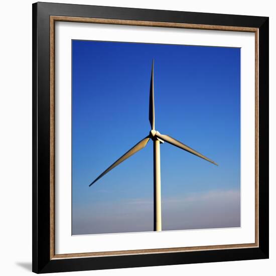 In Isle of Lanzarote  Spain Africa Wind Turbines Sky-lkpro-Framed Photographic Print