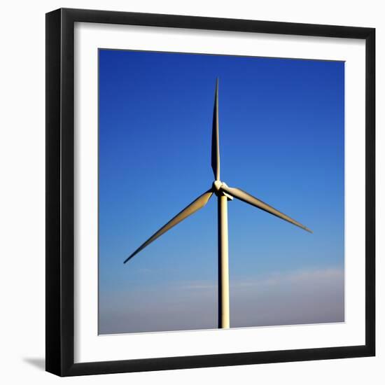 In Isle of Lanzarote  Spain Africa Wind Turbines Sky-lkpro-Framed Photographic Print