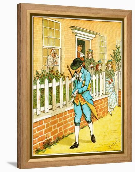 in Islington There Lived a Man/Of Whom the World Might Say/That Still a Godly Race He Ran Illustra-Randolph Caldecott-Framed Premier Image Canvas