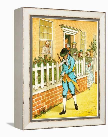 in Islington There Lived a Man/Of Whom the World Might Say/That Still a Godly Race He Ran Illustra-Randolph Caldecott-Framed Premier Image Canvas