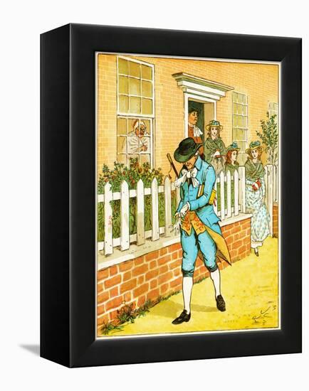 in Islington There Lived a Man/Of Whom the World Might Say/That Still a Godly Race He Ran Illustra-Randolph Caldecott-Framed Premier Image Canvas