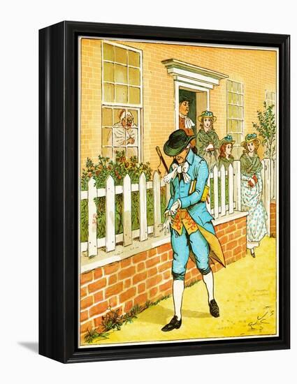 in Islington There Lived a Man/Of Whom the World Might Say/That Still a Godly Race He Ran Illustra-Randolph Caldecott-Framed Premier Image Canvas