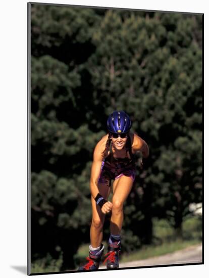 In-line Skating, Boulder, Colorado, USA-Lee Kopfler-Mounted Photographic Print