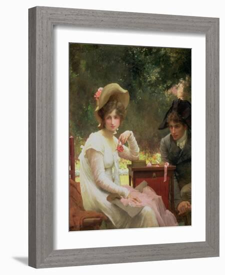 In Love, 1907-Marcus Stone-Framed Giclee Print