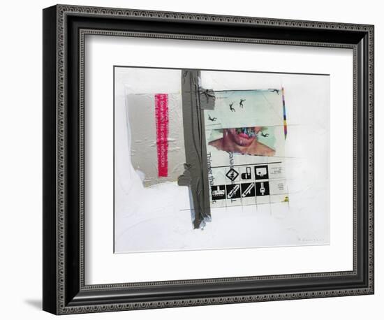 In Love With His Own Reflection-Enrico Varrasso-Framed Art Print