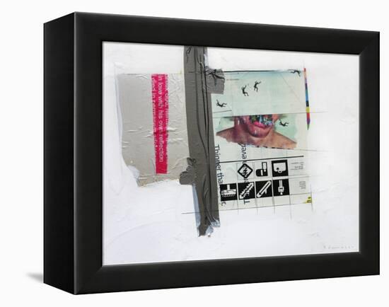 In Love With His Own Reflection-Enrico Varrasso-Framed Stretched Canvas
