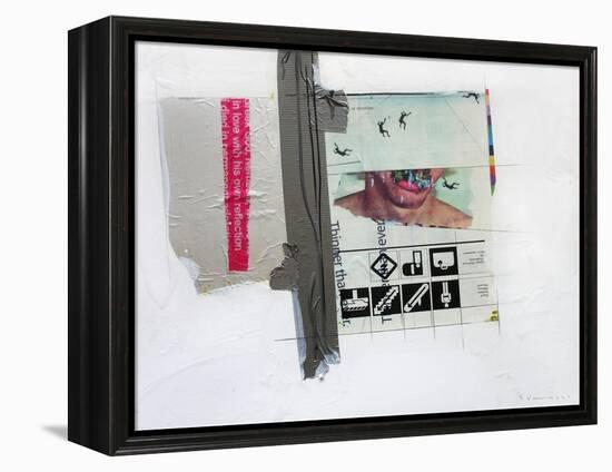 In Love With His Own Reflection-Enrico Varrasso-Framed Stretched Canvas