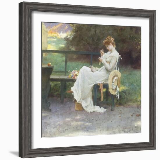 In Love-Marcus Stone-Framed Giclee Print