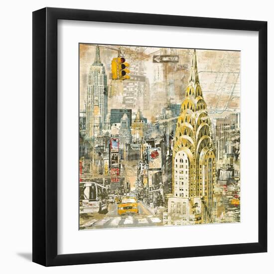 In Manhattan-Tyler Burke-Framed Art Print