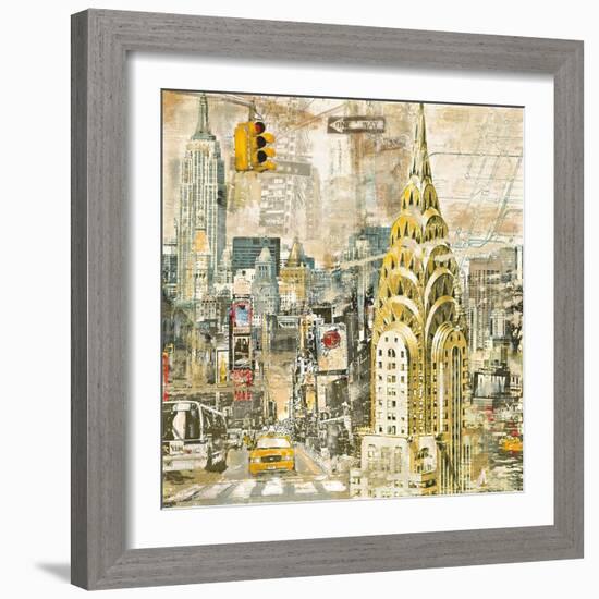 In Manhattan-Tyler Burke-Framed Art Print